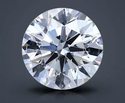 2.22ct D SI2 Rare Carat Ideal Cut Round Diamond