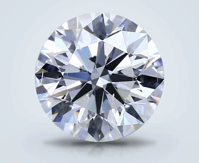 2.22ct D SI2 Rare Carat Ideal Cut Round Diamond