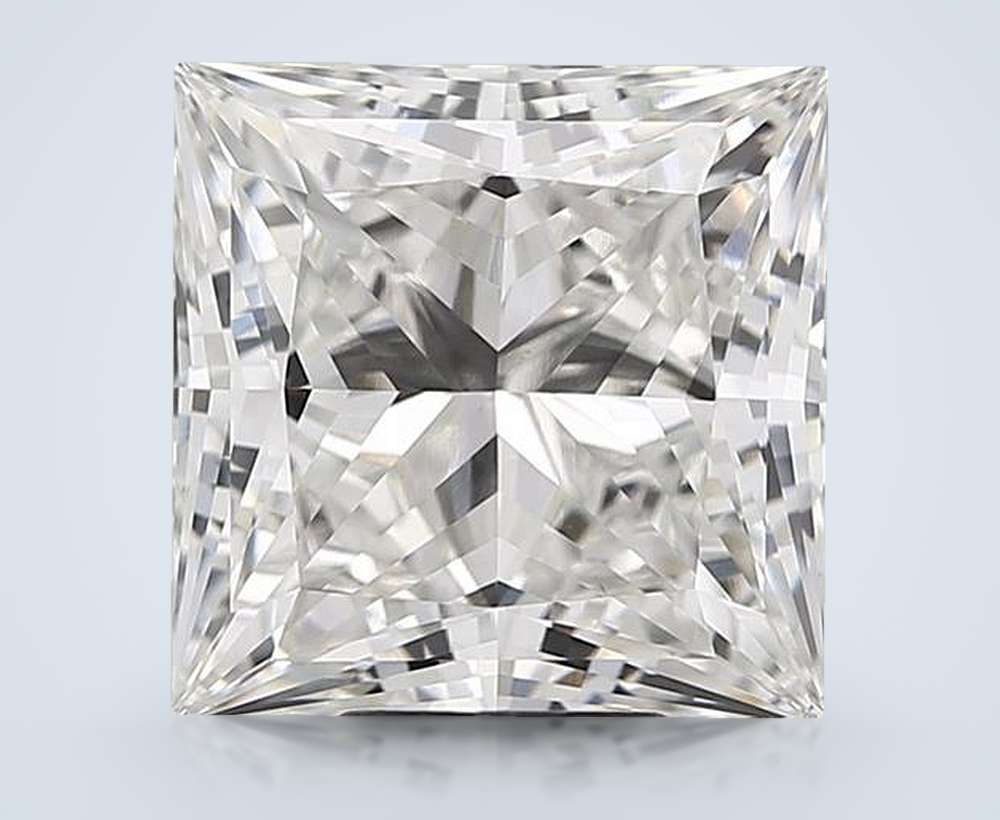 7.03ct H VS1 Rare Carat Ideal Cut Princess Lab Grown Diamond