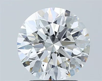 2.12ct E SI1 Rare Carat Ideal Cut Round Diamond