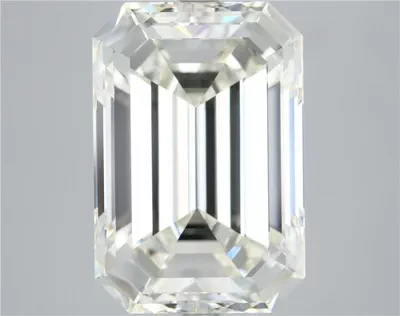 7.00ct K VVS1 Rare Carat Ideal Cut Emerald Diamond