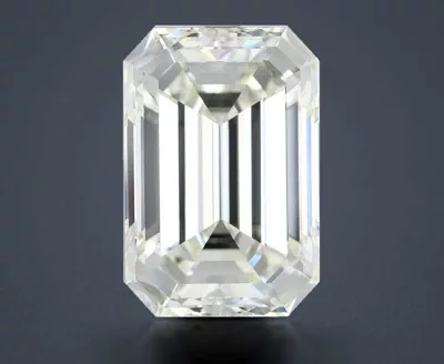 7.00ct K VVS1 Rare Carat Ideal Cut Emerald Diamond