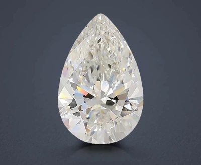 2.57ct F VVS2 Rare Carat Ideal Cut Pear Lab Grown Diamond