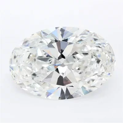 8.04ct F VVS2 Rare Carat Ideal Cut Oval Lab Grown Diamond