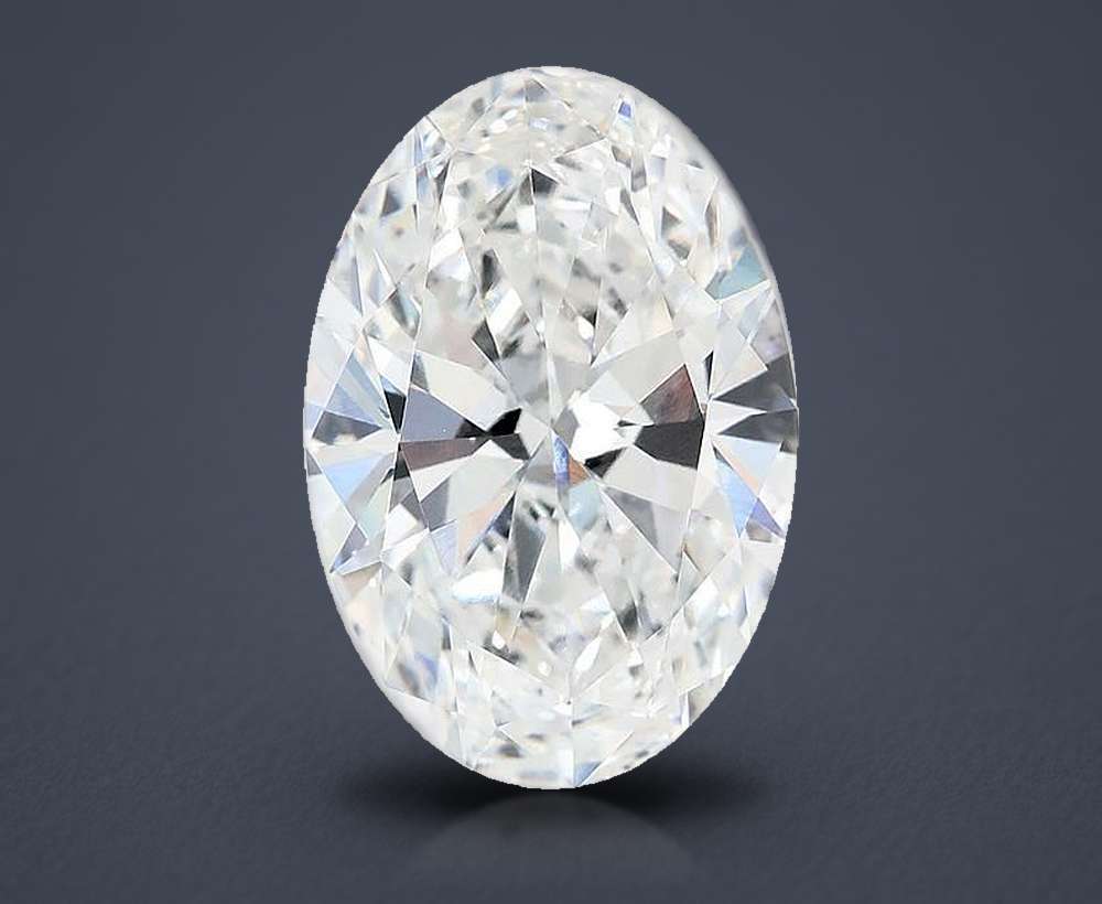 8.04ct F VVS2 Rare Carat Ideal Cut Oval Lab Grown Diamond