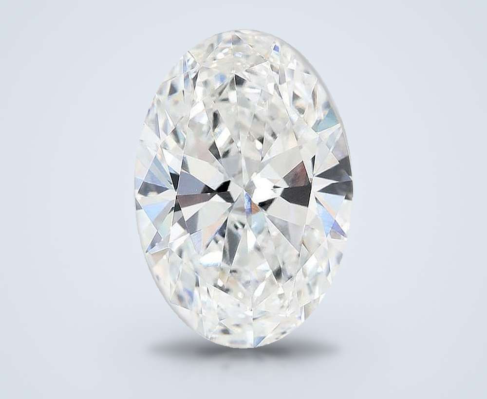 8.04ct F VVS2 Rare Carat Ideal Cut Oval Lab Grown Diamond