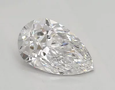 0.79ct D VVS2 Rare Carat Ideal Cut Pear Lab Grown Diamond