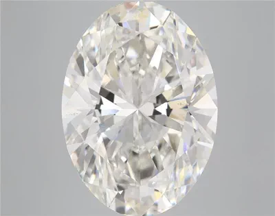 7.75ct H VS2 Rare Carat Ideal Cut Oval Lab Grown Diamond