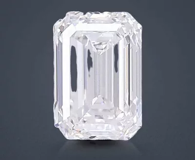 1.38ct D VS1 Rare Carat Ideal Cut Emerald Lab Grown Diamond