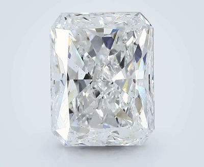 3.41ct F SI2 Rare Carat Ideal Cut Radiant Diamond