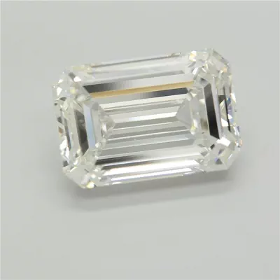 20.39ct G VVS2 Rare Carat Ideal Cut Emerald Lab Grown Diamond