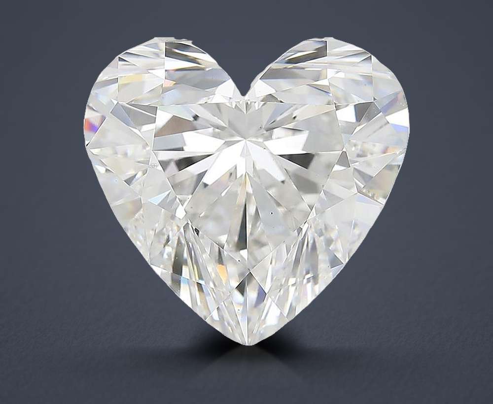 10.17ct F VS1 Rare Carat Ideal Cut Heart Lab Grown Diamond