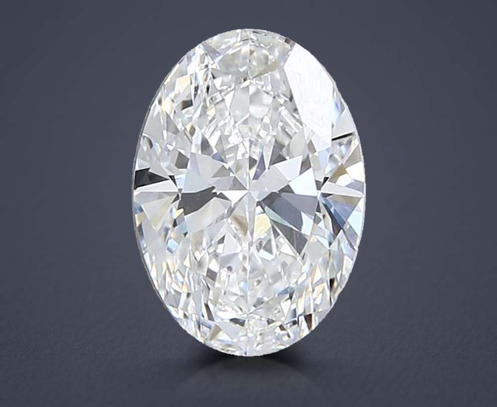 1.53ct E VVS2 Rare Carat Ideal Cut Oval Lab Grown Diamond