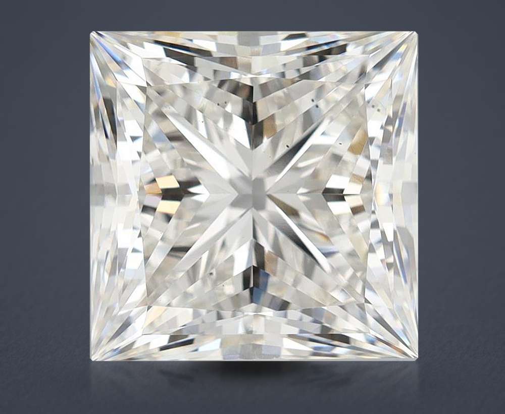 9.08ct G VS2 Rare Carat Ideal Cut Princess Lab Grown Diamond