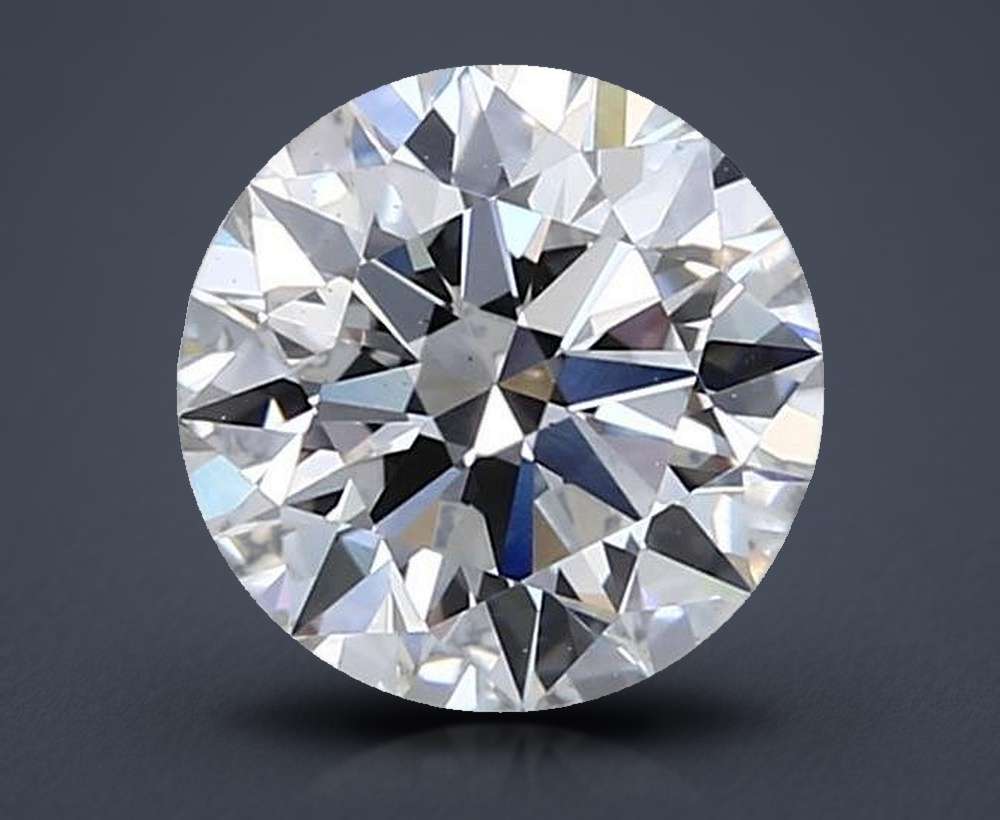 1.55ct G VS2 Rare Carat Ideal Cut Round Lab Grown Diamond