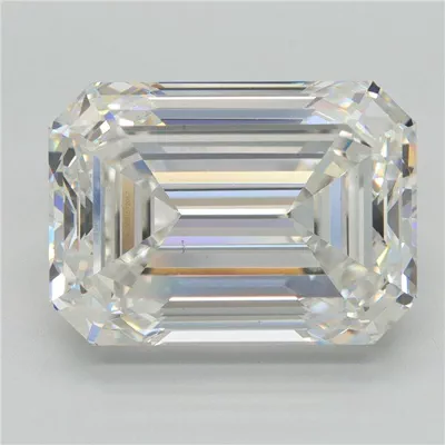 9.09ct F VS1 Excellent Cut Emerald Lab Grown Diamond