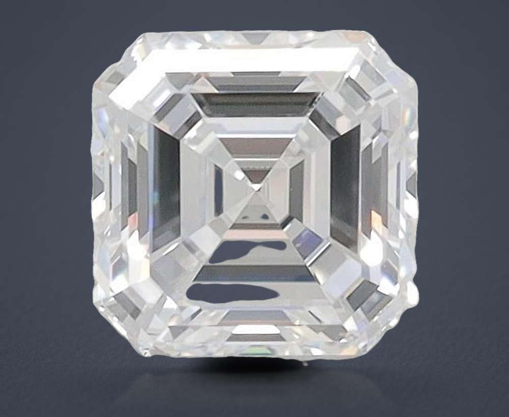 1.05ct E VVS2 Rare Carat Ideal Cut Asscher Lab Grown Diamond