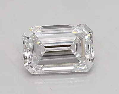 0.73ct D VVS2 Rare Carat Ideal Cut Emerald Lab Grown Diamond