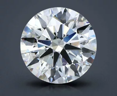 7.03ct F SI1 Rare Carat Ideal Cut Round Diamond