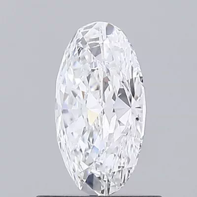 0.77ct D VVS2 Rare Carat Ideal Cut Oval Lab Grown Diamond
