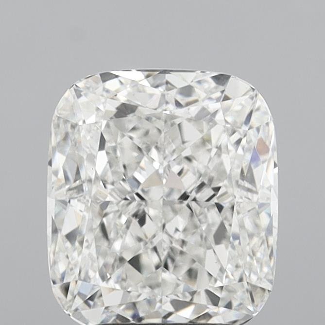 3.10ct F VVS2 Rare Carat Ideal Cut Cushion Lab Grown Diamond