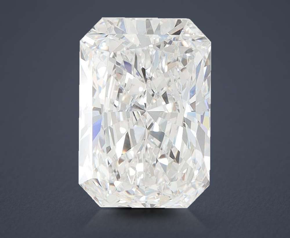 2.04ct D VVS1 Rare Carat Ideal Cut Radiant Lab Grown Diamond