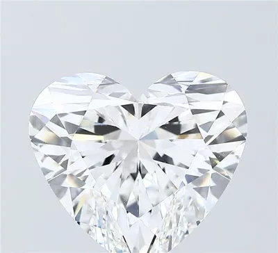 6.08ct E VVS2 Rare Carat Ideal Cut Heart Lab Grown Diamond