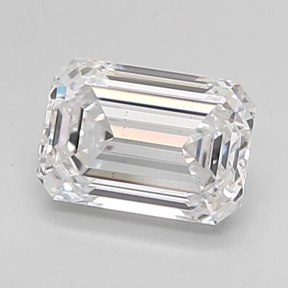 1.59ct D VS2 Rare Carat Ideal Cut Emerald Lab Grown Diamond