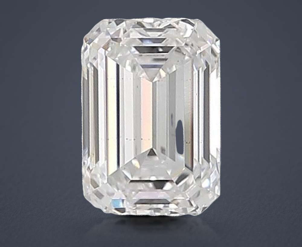 1.59ct D VS2 Rare Carat Ideal Cut Emerald Lab Grown Diamond