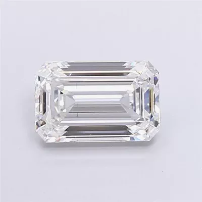 1.51ct G VS1 Rare Carat Ideal Cut Emerald Lab Grown Diamond