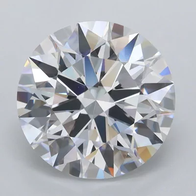 3.03ct D FL Rare Carat Ideal Cut Round Lab Grown Diamond