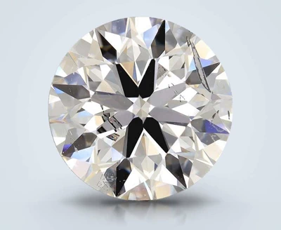 4.36ct E SI2 Rare Carat Ideal Cut Round Lab Grown Diamond