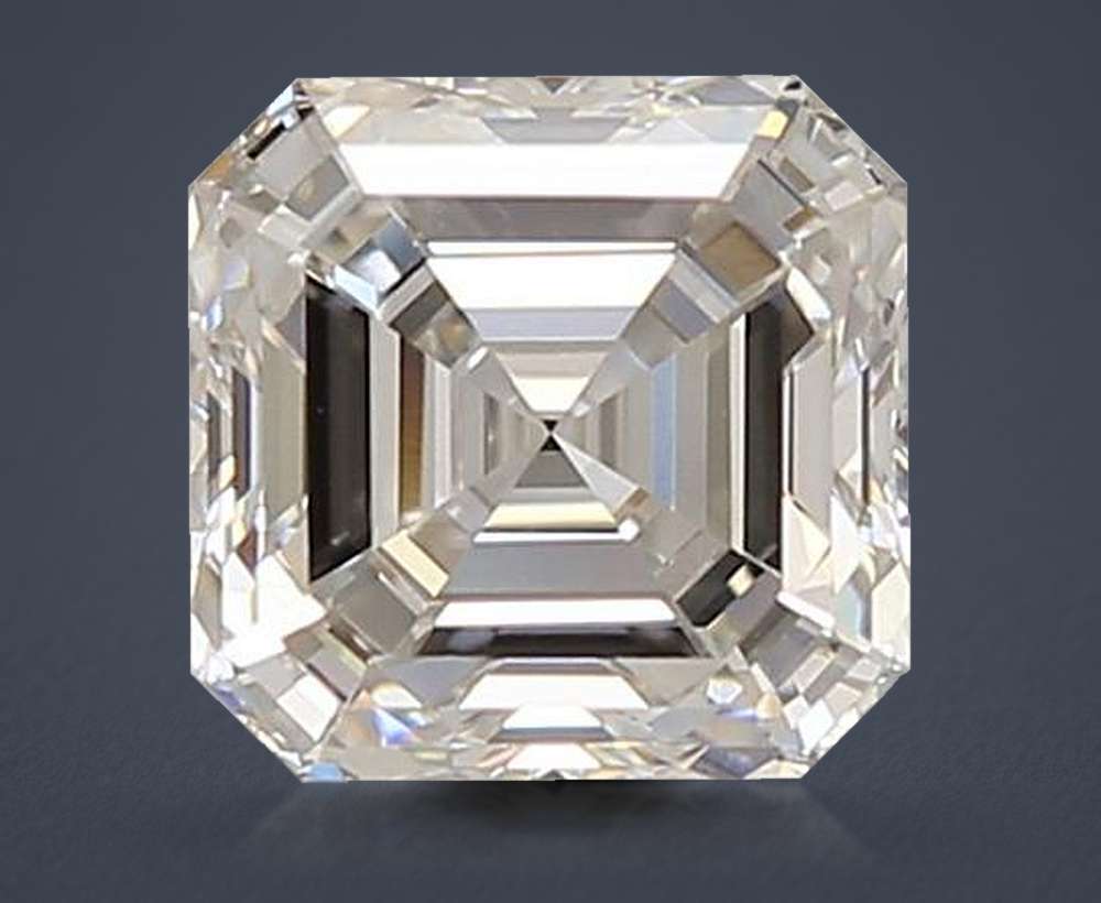 1.79ct F VVS2 Rare Carat Ideal Cut Asscher Lab Grown Diamond