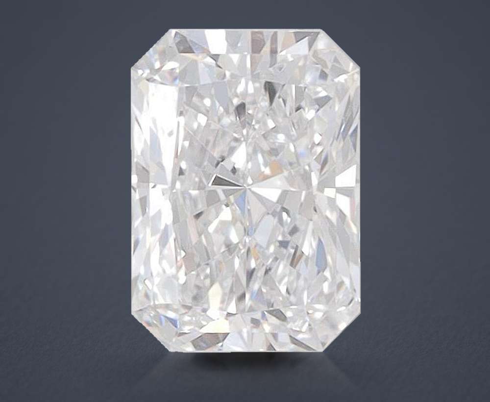 1.05ct D VVS1 Rare Carat Ideal Cut Radiant Lab Grown Diamond