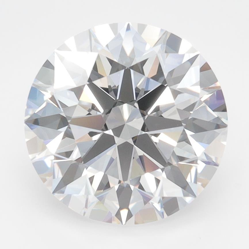 3.57ct D FL Rare Carat Ideal Cut Round Lab Grown Diamond