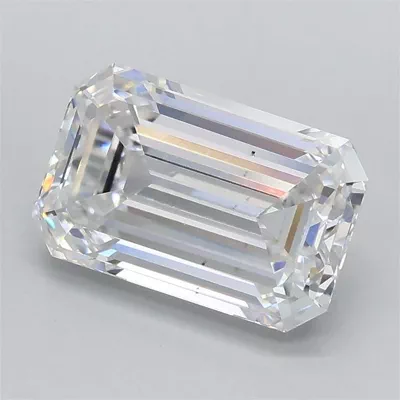 2.05ct D VS2 Rare Carat Ideal Cut Emerald Lab Grown Diamond