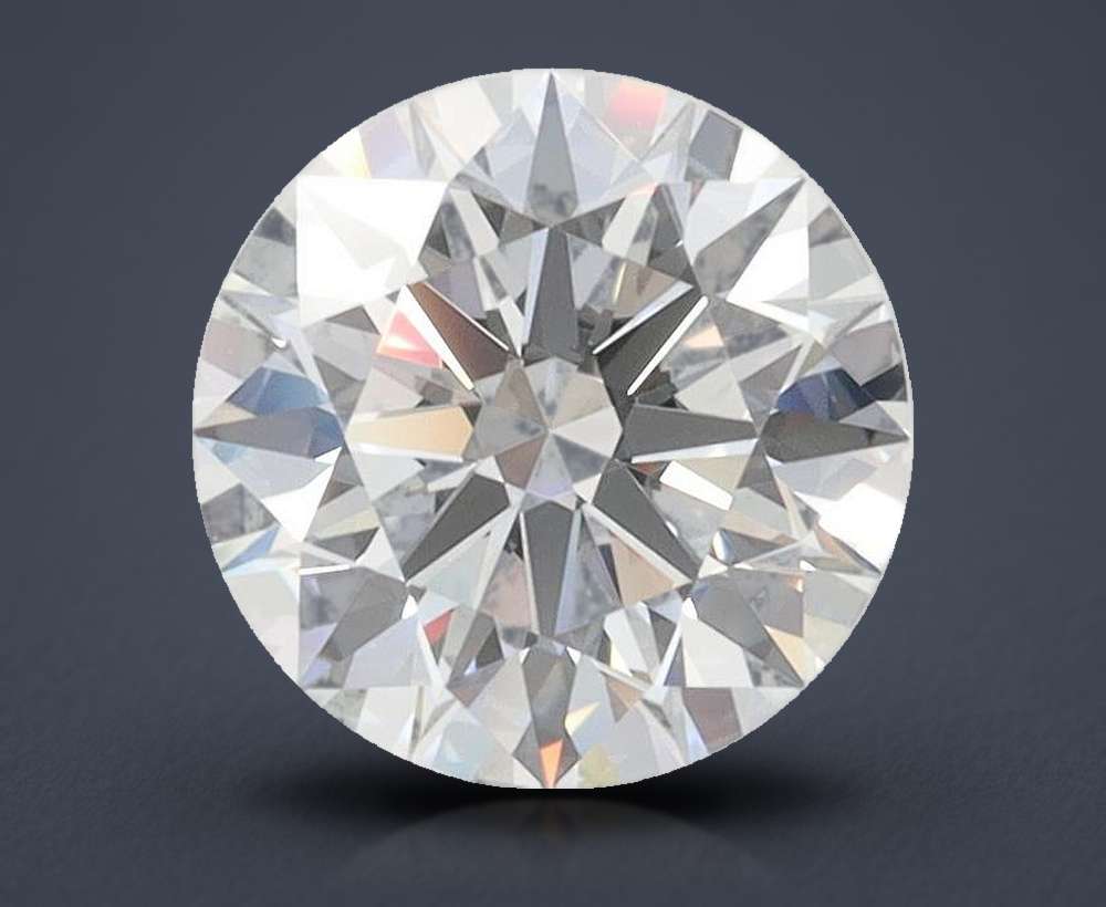 1.57ct D VVS2 Rare Carat Ideal Cut Round Lab Grown Diamond