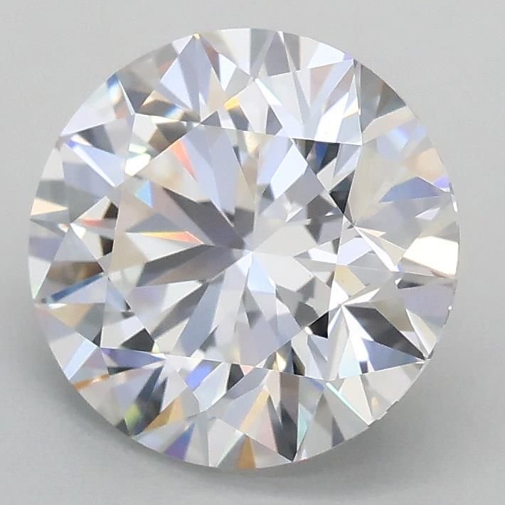 2.09ct D VVS2 Rare Carat Ideal Cut Round Lab Grown Diamond