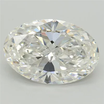4.07ct F VS1 Rare Carat Ideal Cut Oval Lab Grown Diamond
