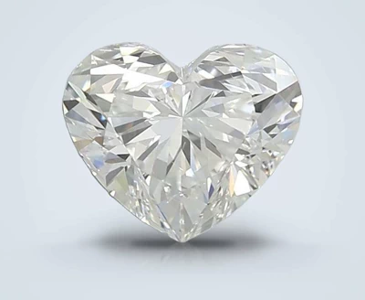 1.54ct F VS2 Rare Carat Ideal Cut Heart Lab Grown Diamond