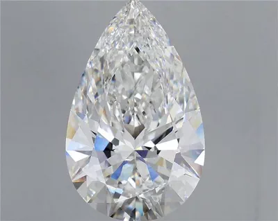 11.54ct E VVS2 Rare Carat Ideal Cut Pear Lab Grown Diamond
