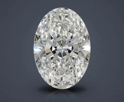 1.59ct E VS2 Rare Carat Ideal Cut Oval Lab Grown Diamond