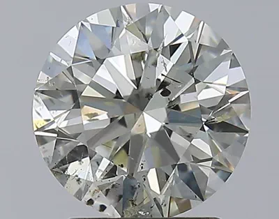 2.01ct K SI2 Rare Carat Ideal Cut Round Diamond