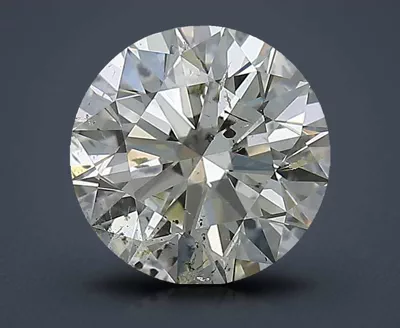 2.01ct K SI2 Rare Carat Ideal Cut Round Diamond