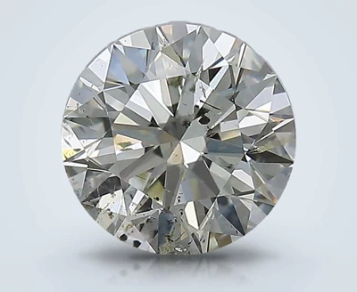 2.01ct K SI2 Rare Carat Ideal Cut Round Diamond