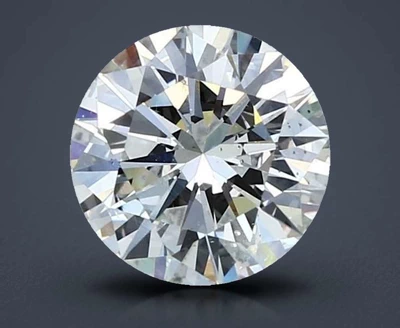 2.03ct J SI1 Rare Carat Ideal Cut Round Diamond