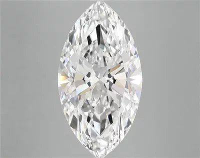 6.13ct E VS2 Rare Carat Ideal Cut Marquise Lab Grown Diamond