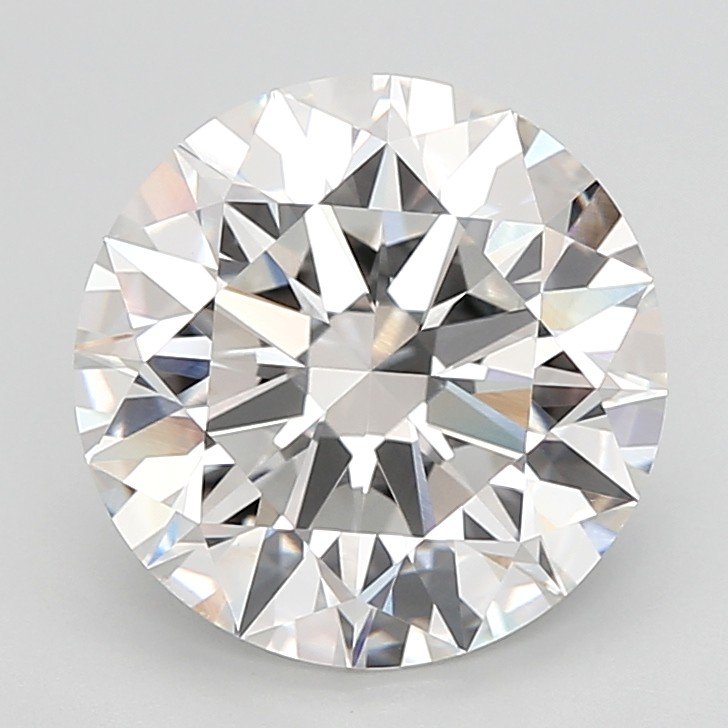 5.99ct F VS2 Rare Carat Ideal Cut Round Lab Grown Diamond