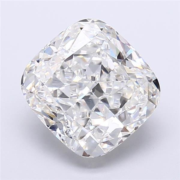 7.07ct F VVS2 Rare Carat Ideal Cut Cushion Lab Grown Diamond