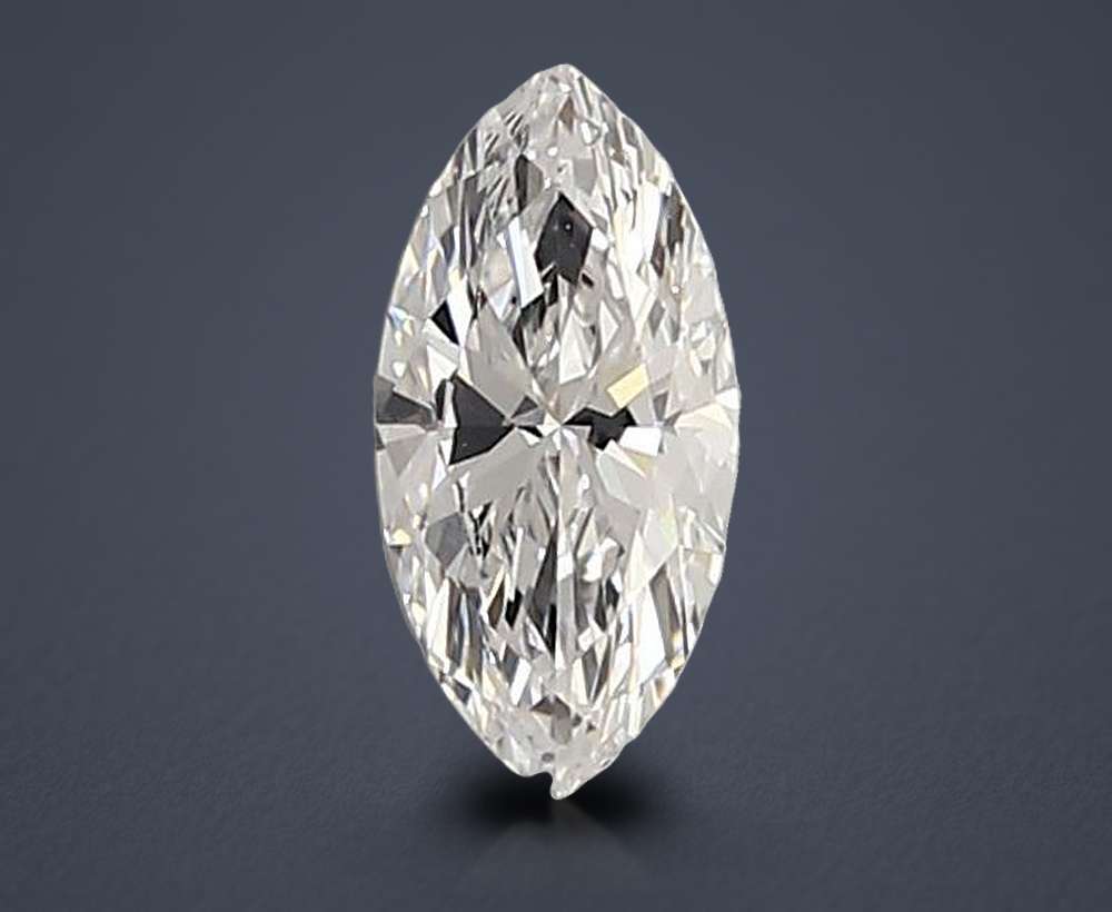 0.68ct D VVS2 Rare Carat Ideal Cut Marquise Lab Grown Diamond
